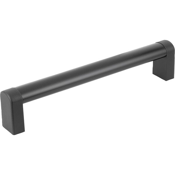 Kipp Tubular Handle A=250, L=270, H=65, Aluminum Black Anodized, Comp:Polyamide Comp:Black, D=M08 K0211.1250083